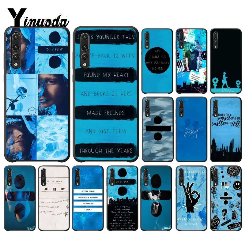 

Yinuoda ED Sheeran Newly Arrived Black Phone Case for Huawei P9 P10 Plus Mate9 10 Mate10 Lite P20 Pro Honor10 View10