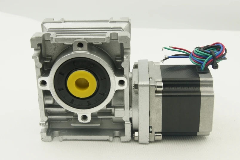Nema23 Worm Geared Stepper motor 5:1/7.5:1/10:1/15:1/20:1/25:1/30:1/40:1/50:1/60:1/80:1 ratio motor length 56mm and output shaft цена Nema23 Worm Geared Stepper motor 5:1/7.5:1/10:1/15:1/20:1/25:1/30:1/40:1/50:1/60:1/80:1 ratio motor length 56mm and output shaft цены онлайн