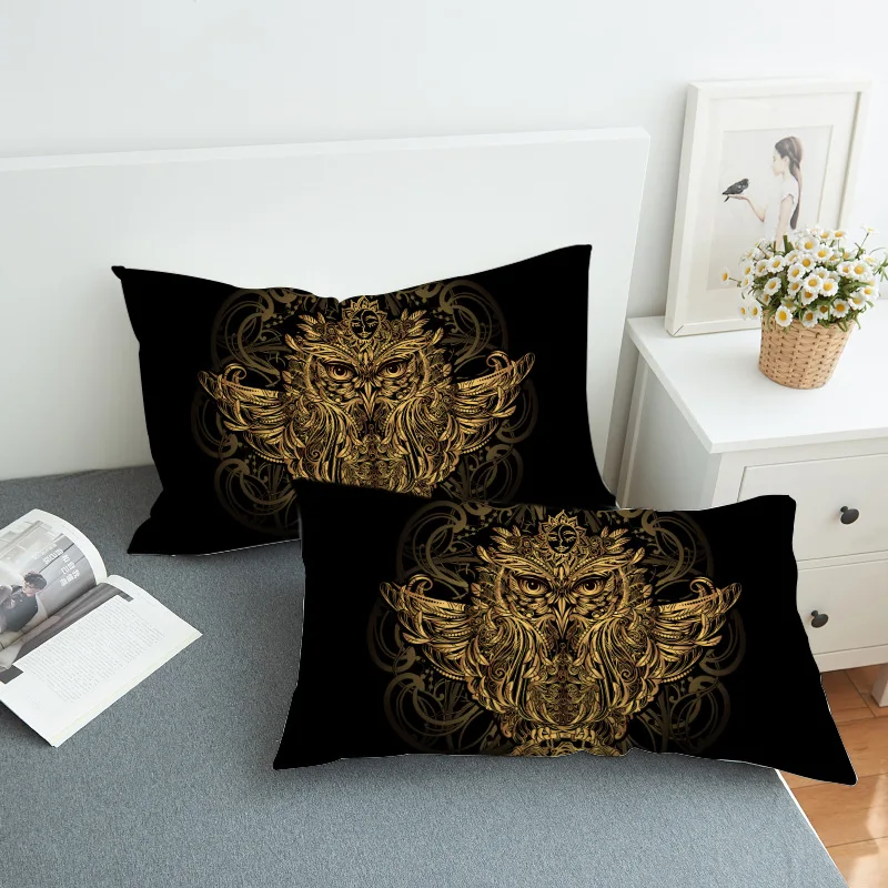 Buy 2pcs/set Europe Pillowcase Golden Pillow Cover