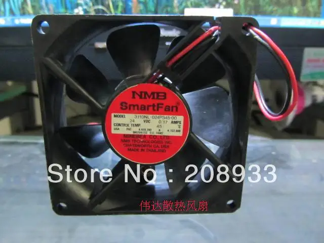 

For Original NMB 8025 DC 24V 3110NL-024P345-00 fully automatic temperature control