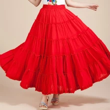 Новинка, женская мода, большие размеры, богемные шифоновые юбки, 13 цветов, пышные юбки принцессы, длинные красивые юбки для вечеринок