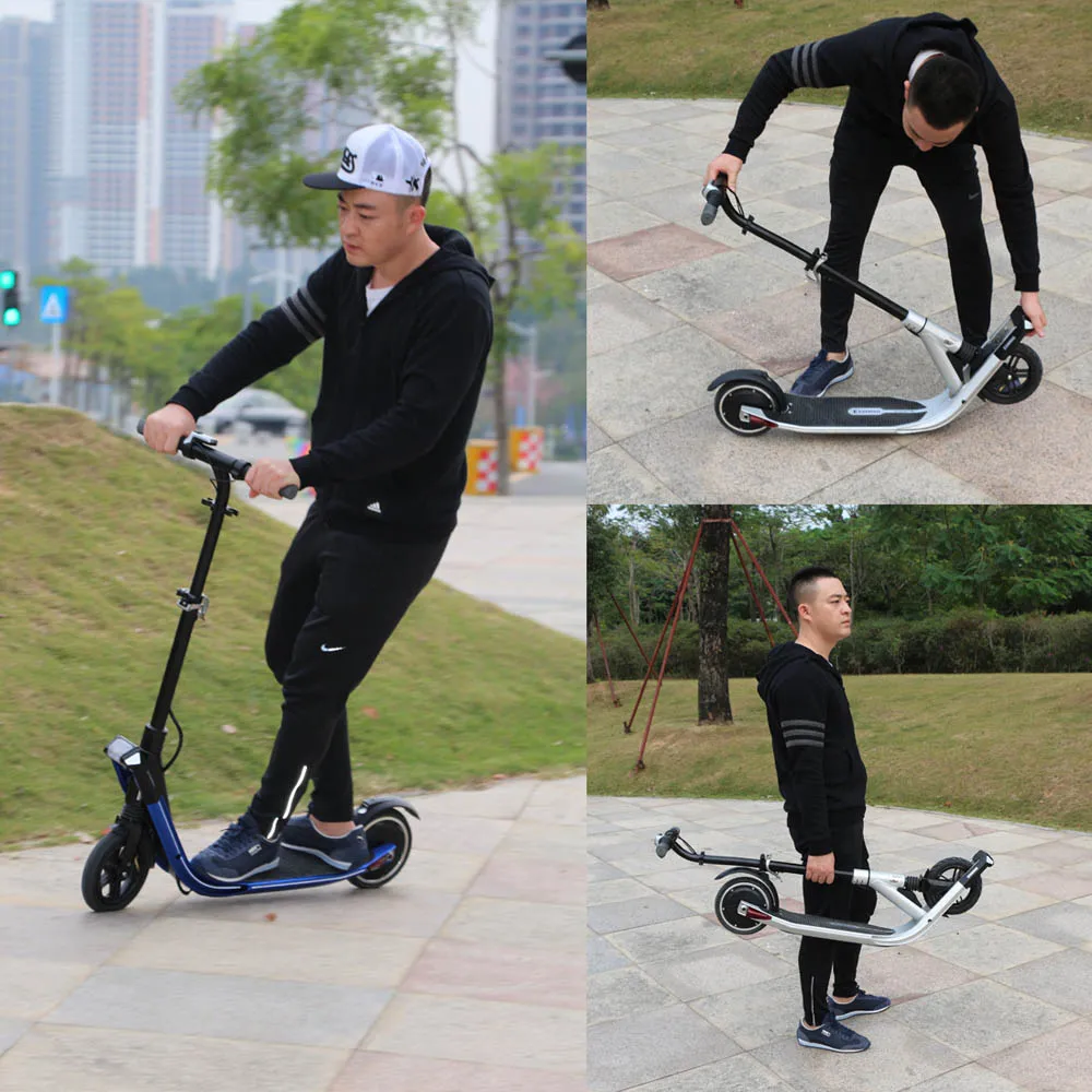 

Original Folding Kick Scooter Electric Kickscooter bike with e-brake and energy recovery system