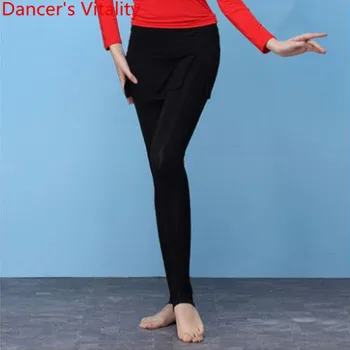 

Newly Design Belly Dance Culottes Beginner Practice Clothes Sheer Short Pantskirt Oriental Indian Exercise Garments Outfits