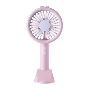 

Hot sale Usb Charging Handheld Creative Colorful Table Lamp Fan Desktop Mobile Phone Bracket Fan Table Lamp Fan For Home Offic