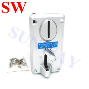 

1PC/Lot JY-100F CPU Coin Acceptor /Selector with Metal front panel for Vending Machines Arcade Game Machines