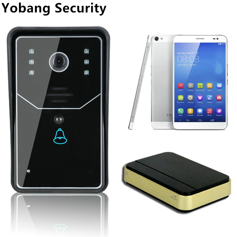 

Yobang Security Wifi Door Intercom Camera Video Door Phone Wireless Remote Surveillance Camera Wireless Network Motion Detection