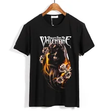 27 дизайнов Harajuku Пуля для моего Валентина рок брендовая рубашка 3D смерти фитнес тяжелый рок тяжелый металл хлопок скейтборд camiseta