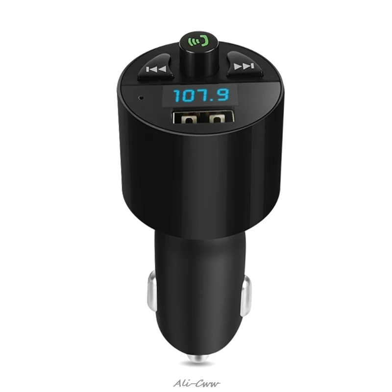 

Car Kit Bluetooth FM Transmitter MP3 Player USB Charger Support U Disk TF Card