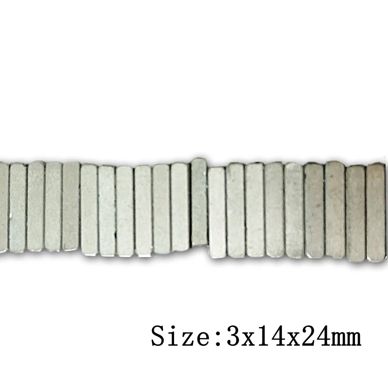 ENERGETIC Super Strong N52 Neodymium Bar Magnets,Rare Earth Magnet 24x14x3mm for 3D Printer Heated Bed