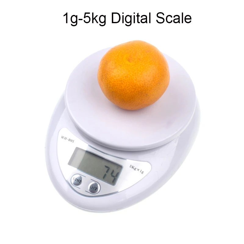 

Kitchen 5000g/1g 5kg Food Diet Postal Kitchen Digital Scale balance Measuring weighing scales LED electronic scales