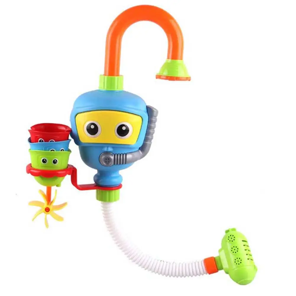 Продажа Аксессуары для ванной Waterwheel Diver облака Душ брызг воды игра для ванны Ванная комната Рано Развивающие игрушки для детей