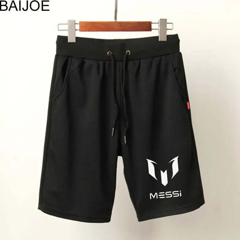 

2018 Summer High Quality Barcelona MESSI Printed Breathable Elastic Men's Casual Shorts Beach Cool Bermuda Workout Shorts