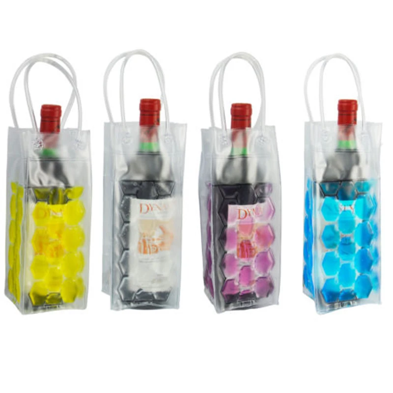 Rapid Ice Wine Cooler PVC Beer Cooler Bag Outdoors Ice Gel Bag Picnic