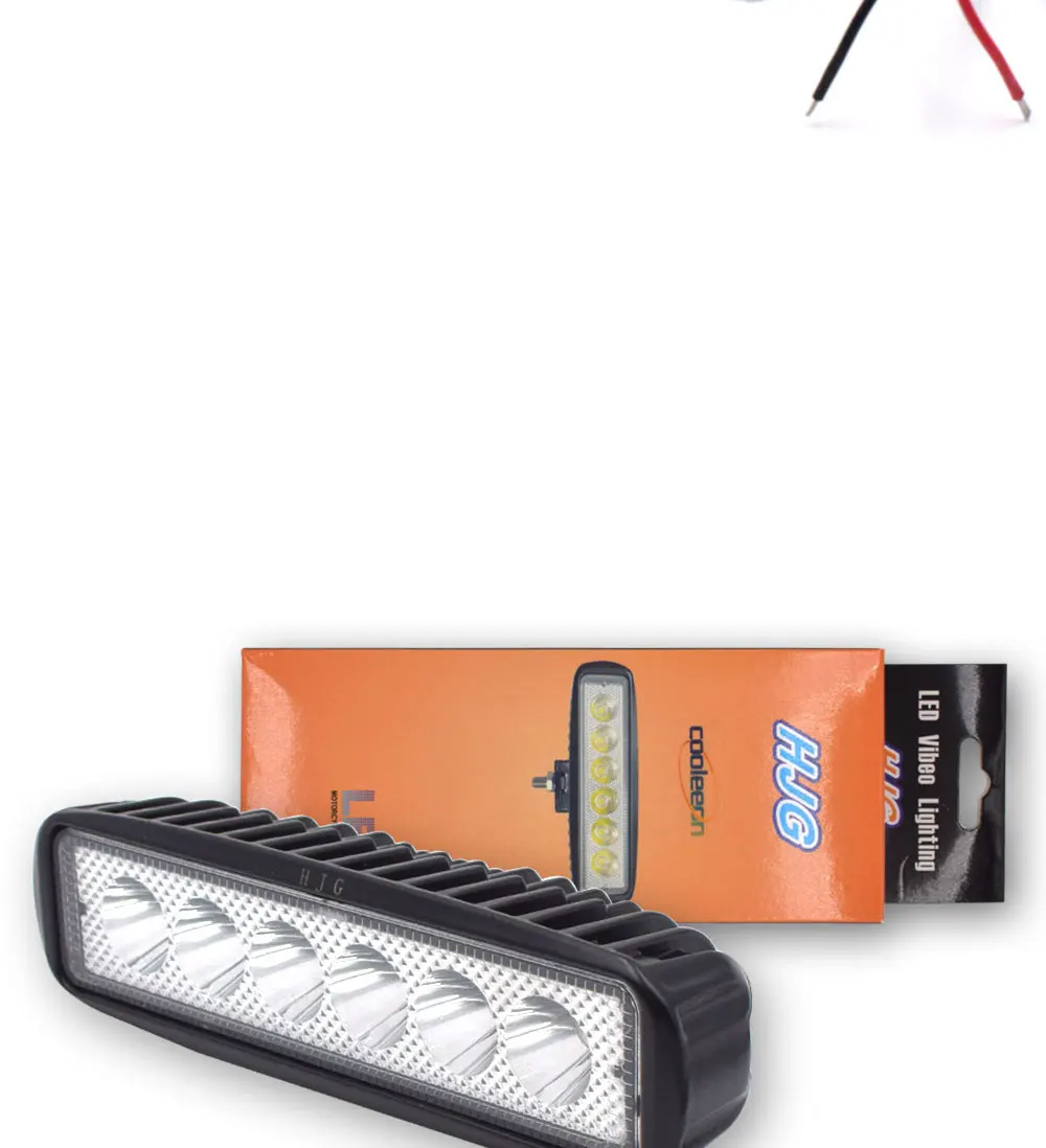 12V 24V Auto LED Light 18W Car Work Lamp Boat Vehicle Top Head Bulb 2000LM IP67 Waterproof Flood Beam Lighting Spot Lights (6)