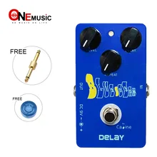 Caline CP-19 Blue Ocean гитарные педали с эффектом Delay контролируют время задержки от 25 мс до 600 мс со свободным разъемом