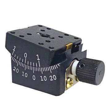 

PT-SD304 Precise Manual Goniometer Stage Optical Sliding Table Goniometer Platform Rotation Range: +/-30 degree