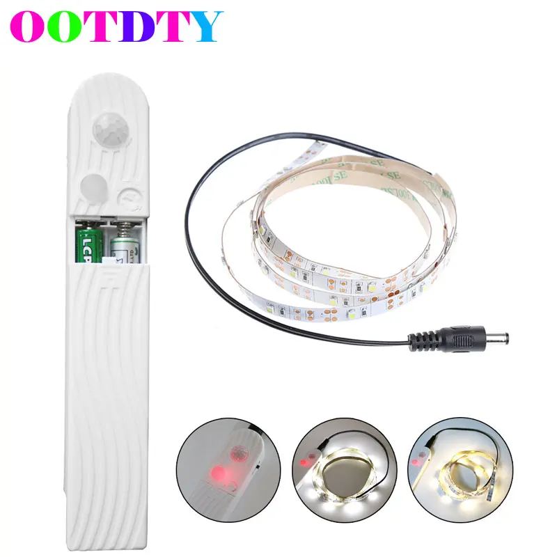 

4AAA battery power Body Infrared PIR Motion Sensor Switch For 5V LED Strip Light