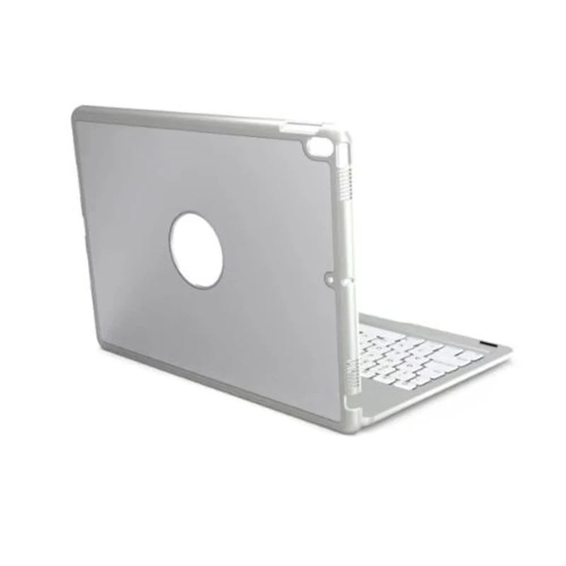 

New Bluetooth Keyboard Case Cover with 7 Color Backlit Aluminum Cases for iPad pro 10.5
