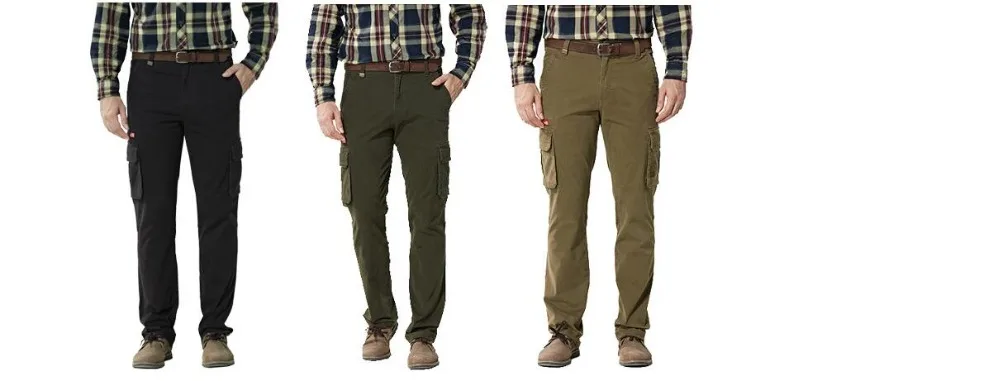 Мужские брюки с карманами,, мужские, натуральный чистый хлопок, рабочие брюки, от 30 до 44 размера плюс, свободные прямые брюки карго, Армейский зеленый синий