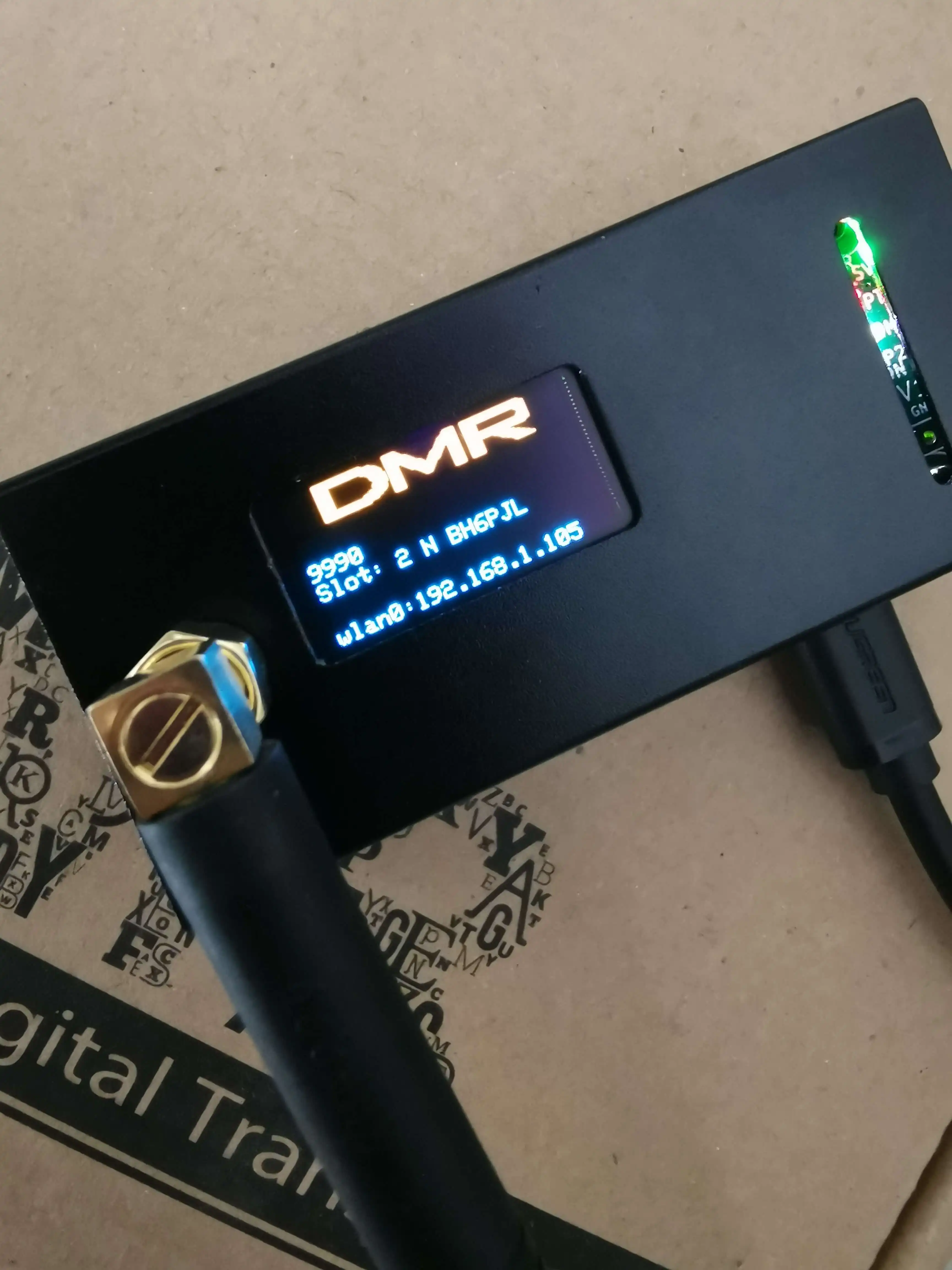 Retevis MMDVM в сборе точка доступа Wifi цифровой голосовой модем Simplex DMR точка доступа Raspberry Pi OLED Ham Радио Amador Walkie Talkie