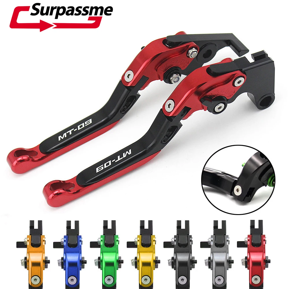 

1 Pair Motorcycle Brake Clutch Lever CNC Aluminum Motorbike Brake Handle For Yamaha MT09 2014-2017 Motorcycle Accessories