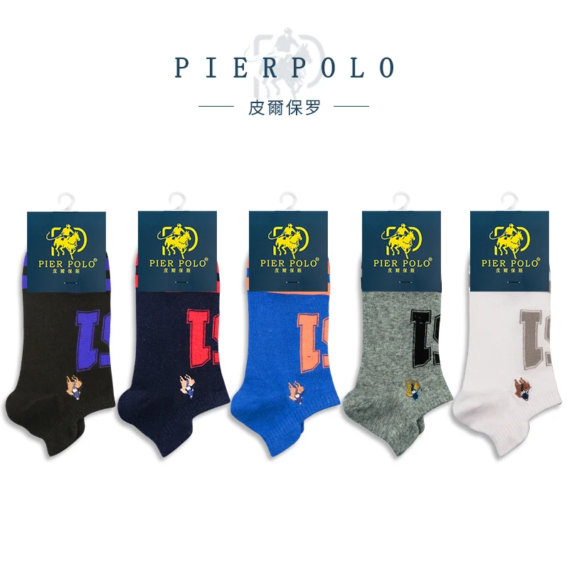 

The new spring and summer men 's ship socks mixed colors of cotton sports men short socks manufacturers wholesale