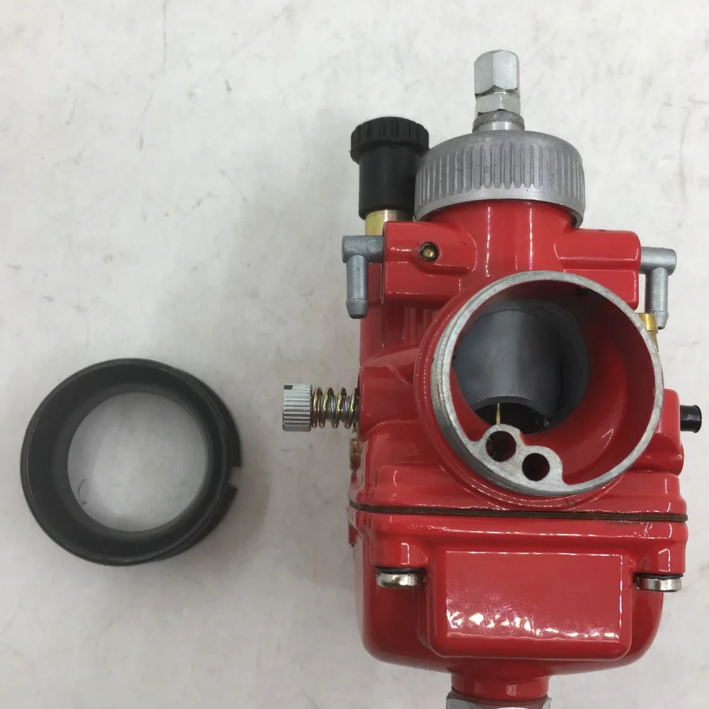 

SherryBerg RED new carburetor carb from Dellorto PHBG DS 21phbg 21mm Racing w plastic cover manual choke carby racing quality
