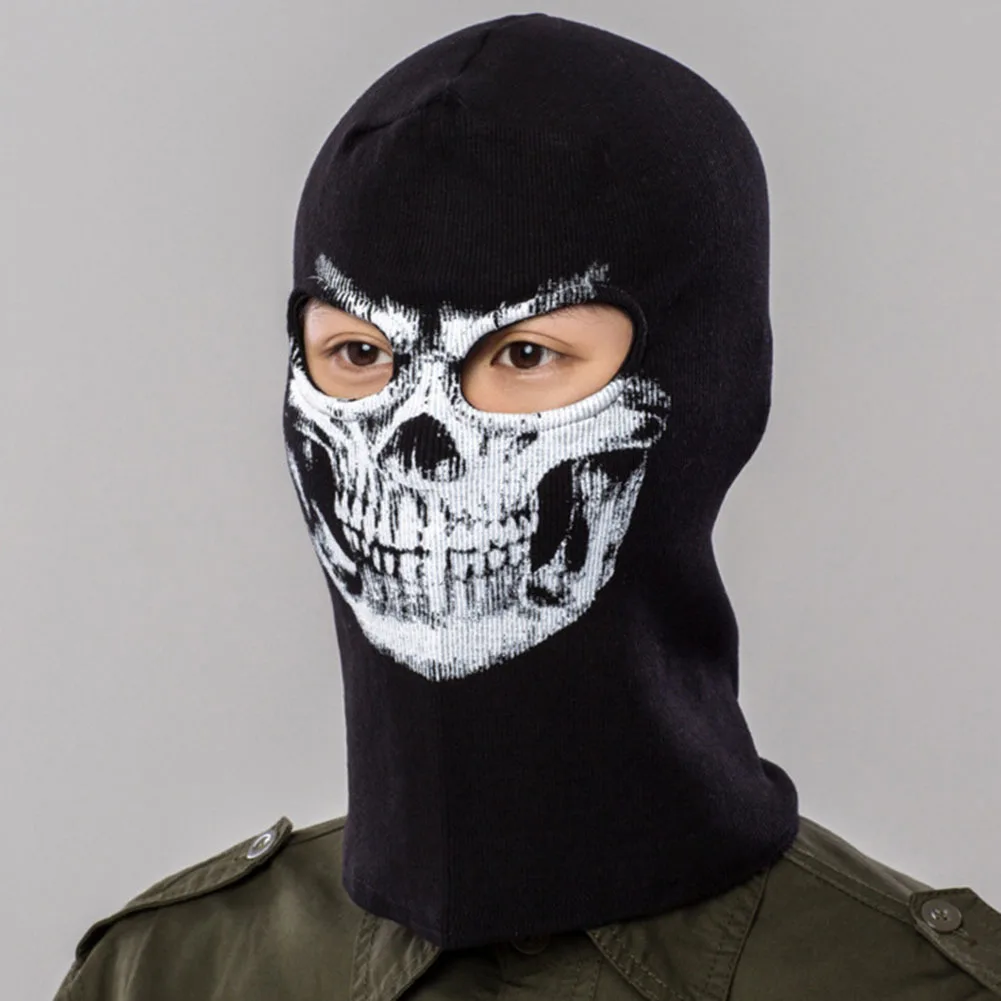 buy Cycling Face Masks Skull Wicking Headgear Sports Bike Bicycle Riding Hat Wind proof Breathable Mask Head Scarf Full Face Mask