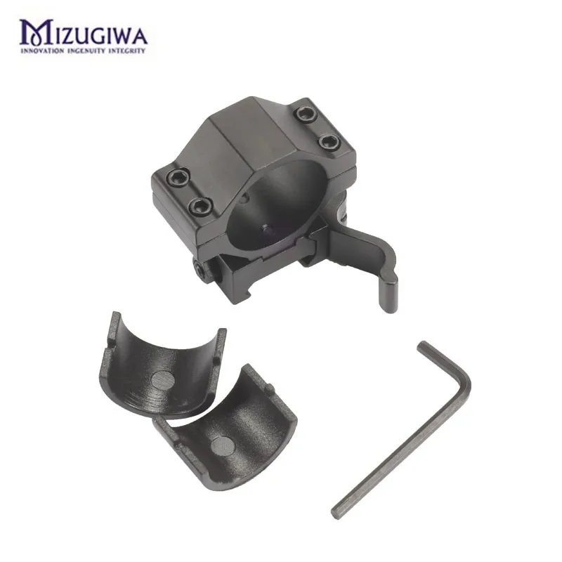 1 زوج الصيد QD سريعة الإصدار بندقية Riflescope جبل 30mm/25.4mm الدائري ويفر يناسب 20mm السكك الحديدية نطاق جبل الصيد قضاء