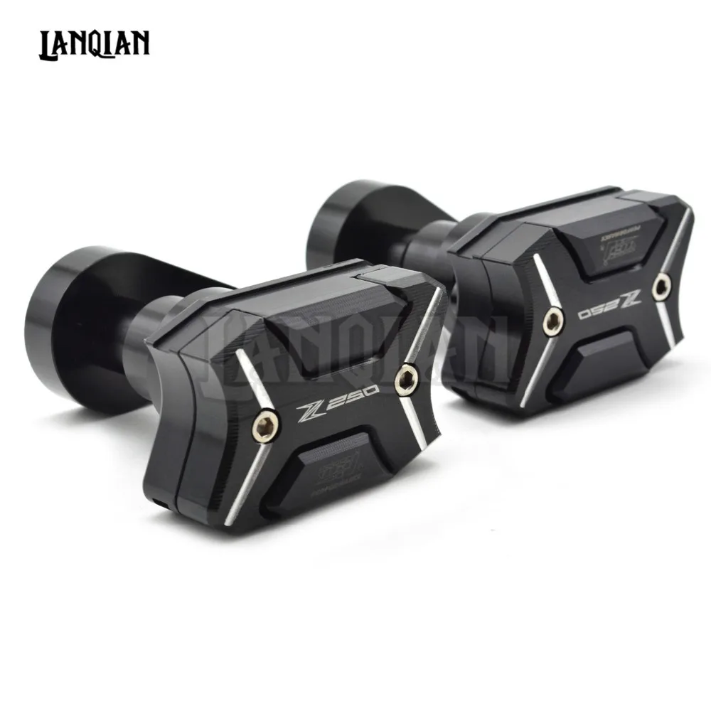 

Falling Protectors Motorcycle CNC Frame Slider Anti Crash Caps engine protection Moto Frame Sliders For Kawasaki Z250 2011-2015