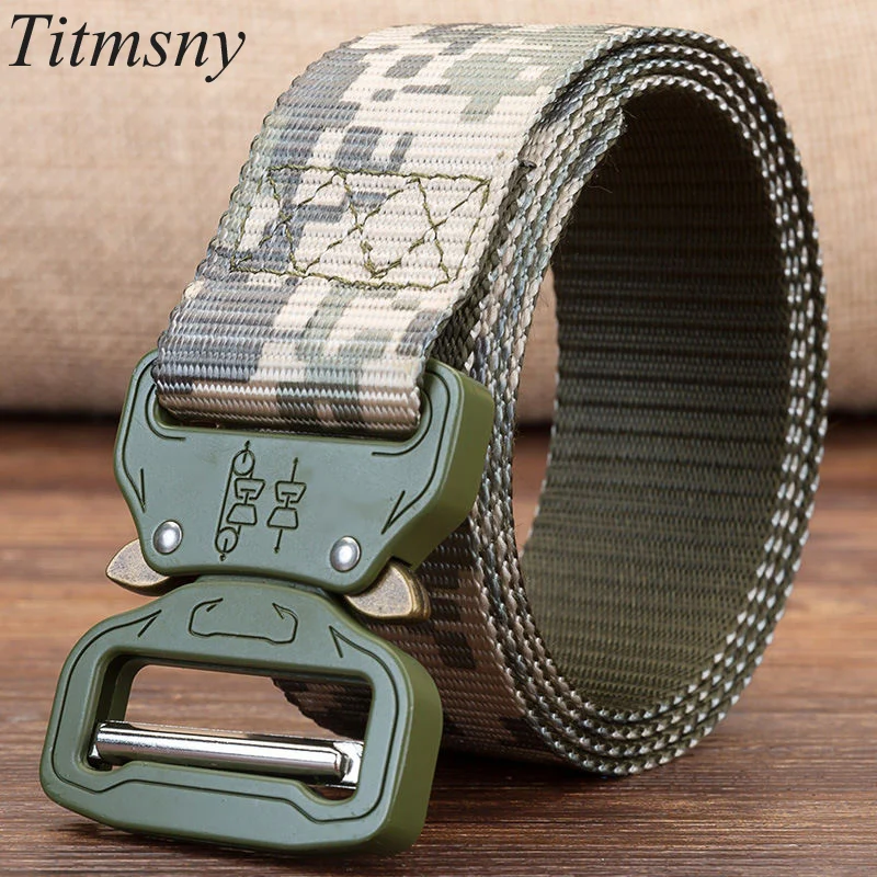 Ceinture Tactique - Non spécifié - Réglable - Boucle Métal Dégagement