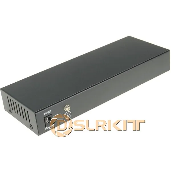 DSLRKIT 12 в 102 Вт 9 портов 8 PoE инжектор питания через Ethernet коммутатор 4,5+/7,8