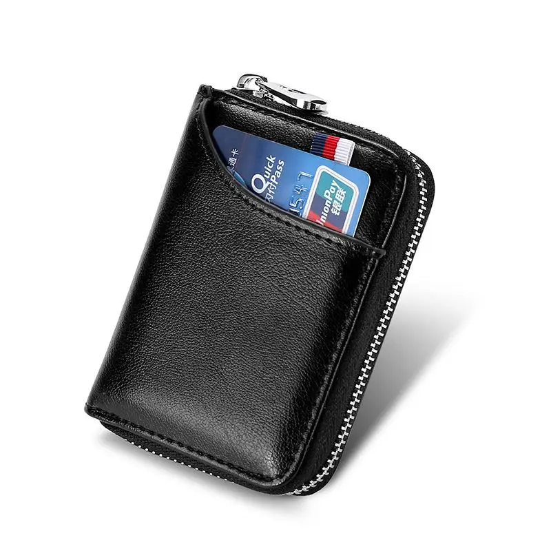 TRASSORY модный Rfid блокирующий тонкий бумажник для денег и карт из натуральной кожи маленький 12 кошелек для кредитных карт Карманный держатель чехол