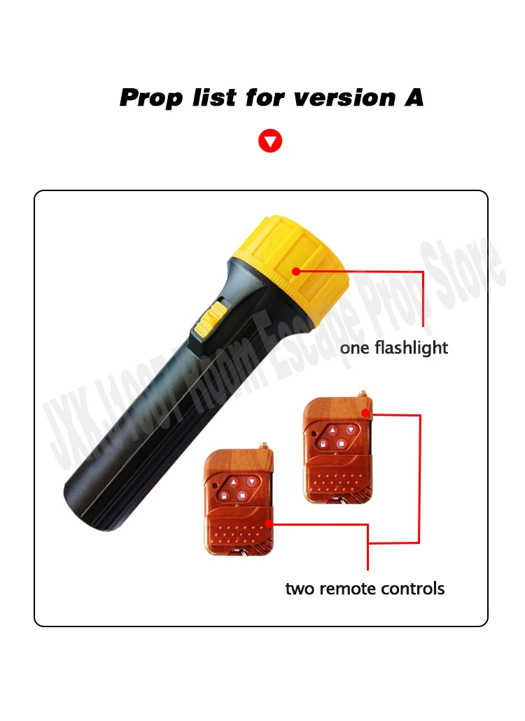 Номер побег головоломки Умный фонарик создать ужасающую атмосферу по дистанционное управление fright Hauted дом Опора электронный jxkj1987