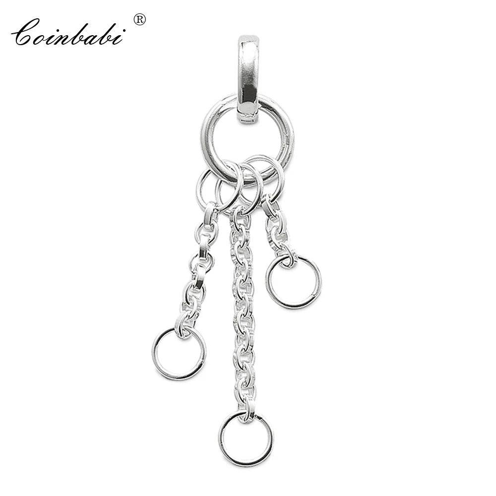 

Очаровательная переноска с тремя панцирными модными подарками для женщин, Гламурная Модная бижутерия в европейском стиле из стерлингового серебра 925 пробы, оптовая продажа