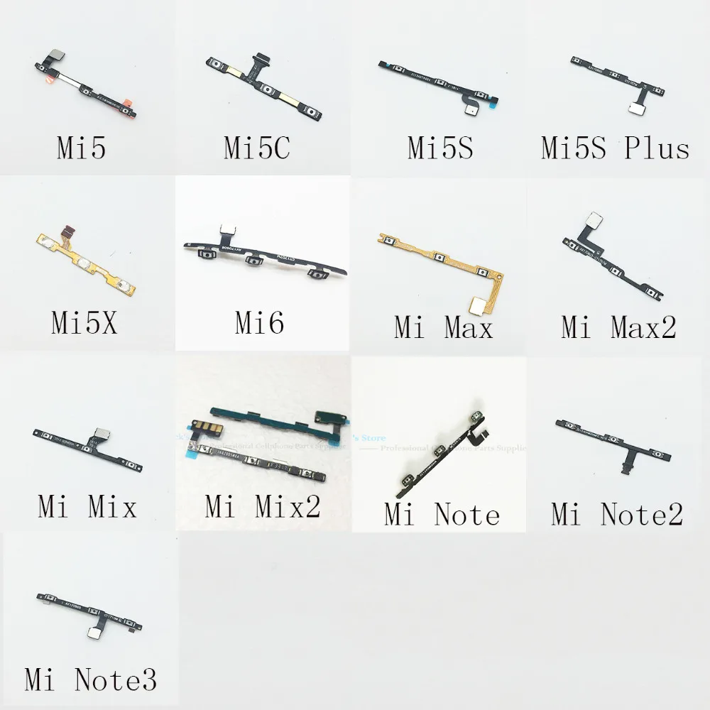 Для спортивной камеры Xiao mi 5 5C 5X 5S плюс 6 Max Mix 2 Note 3 Max2 x2 Мощность и кнопка настройки