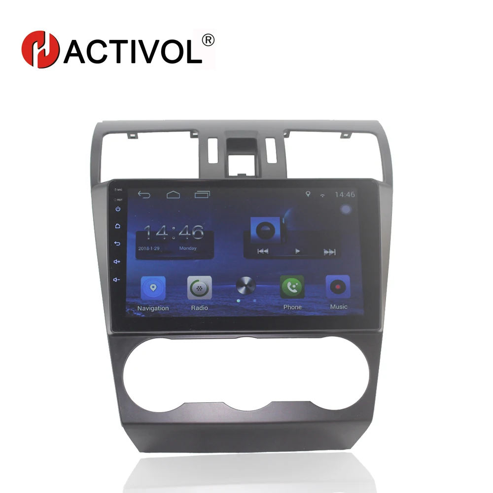 

HACTIVOL 9" Quad core car radio audio for Subaru Forester 2015 android 7.0 car dvd player with 1G RAM 16G ROM