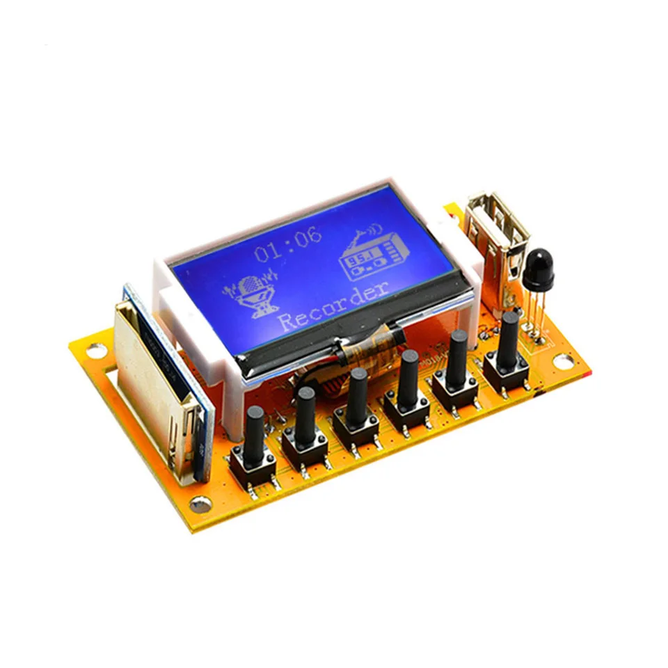 YKSO Bluetooth MP3 Decoding Board 12V Lyric Show Touch LCD Display MP3 Players Accessories with  SD Card Slot MP3 Decoder (6)