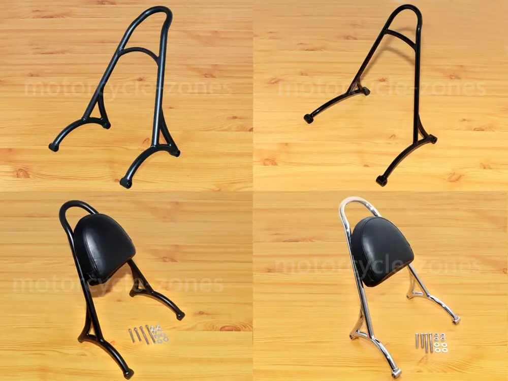 Черная короткая спинка для пассажиров с подкладкой Harley 883 XL1200 1200 Forty Eight 48 sev70 Two 2004