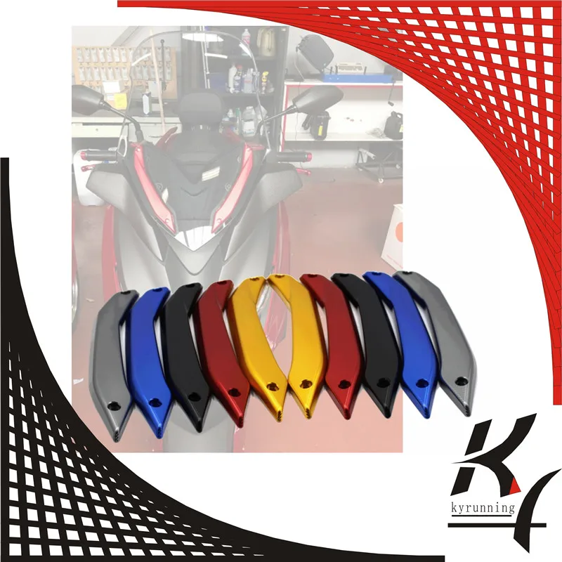 

Modified Windshield Deflectors windscreens Protectors Adjustable Lockable CNC bracket set For Yamaha XMAX X-MAX 125 250 300 400