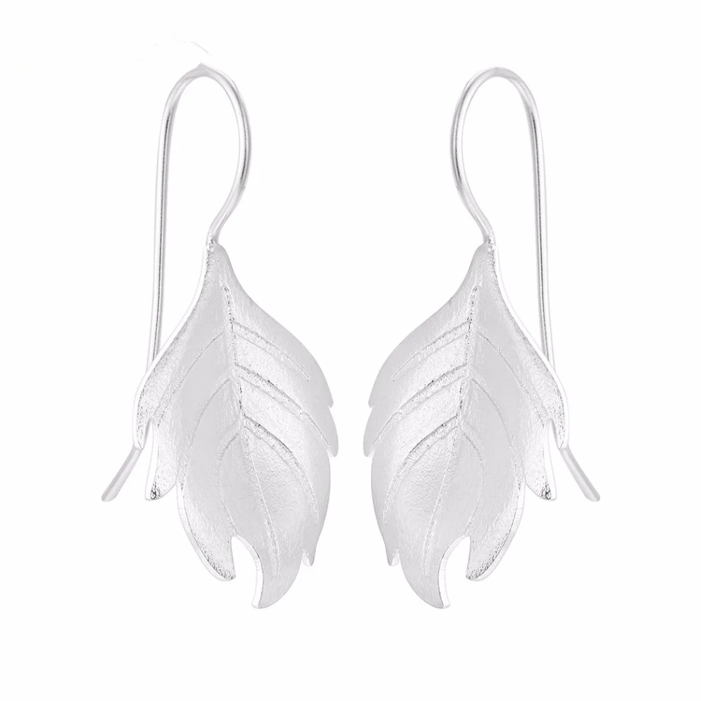 

Cxwind Cute Leaves Dangle Earrings Fashion Leaf Long Needle Earring Gift For Girl Women earrings 2019 Accessories Bijoux