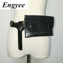 Engyee винтажная женская кожаная сумка-бум поясная сумка-кошелек из крокодиловой кожи женская сумка на пояс женская сумка для телефона дизайнерская поясная сумка