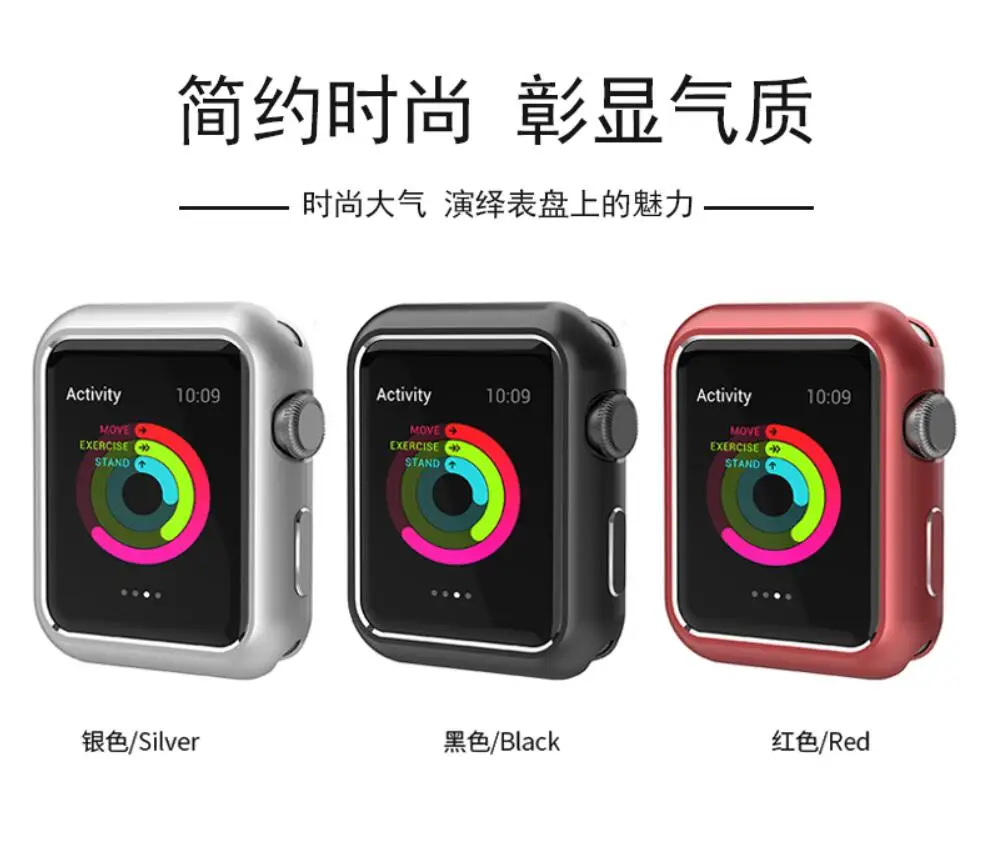 

6 color strong magnetic case strap 42mm 38mm For Apple watch cover series 3/2/1 Aluminum alloy For iwatch protective shell
