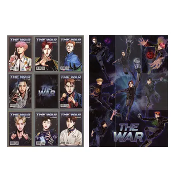 

Youpop KPOP THE WAR Regular KOKOBOP Album Photo Card Hip Hop Self Made Paper Cards Autograph Photocard XK459