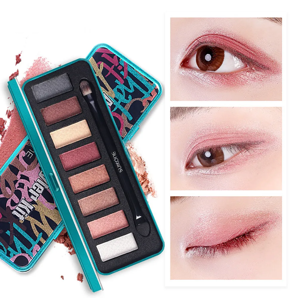Eye shadow palette Easy to Wear eye shadow matte 8 Colors Eyeshadow Eye Shadow Cosmetics Palette  Makeup Cosmetic Y802