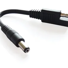 SAE разъем для DC5.5x2.1mm штекер 10A/SPT1/18AWG медный шнур-удлинитель Мощность кабель для Автомобильный gps-навигатор массажное кресло