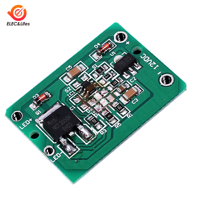 

DC 6~20V 3A Capacitive Touch Switch Sensor Module Push Button Touching Key Module Jog Latch Relay switch 12V