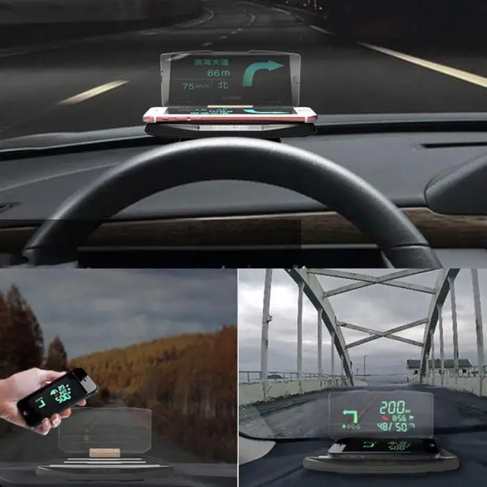 Новое поступление, Автомобильный gps телефон, HUD мобильный навигационный кронштейн, проекционный дисплей, держатель CSL2017