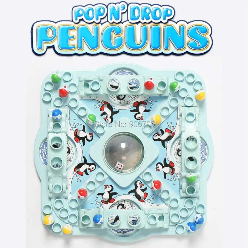 Penguins Beware Of Falling Through The Ice Pop 'n Drop Penguins family