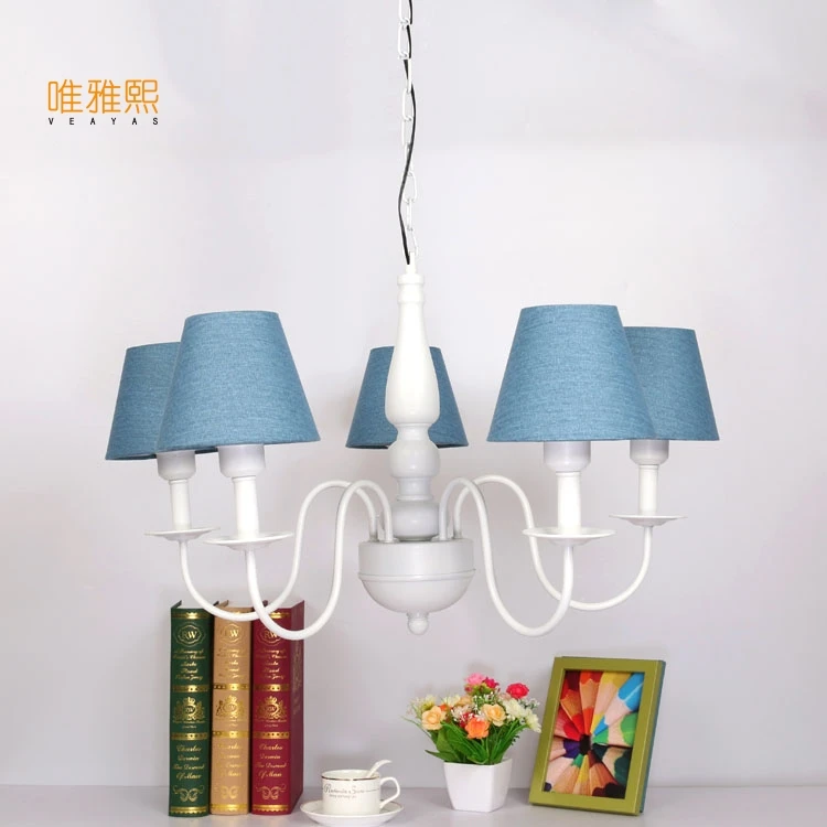 

Veayas Princess lamp children bed room lighting romantic style E27 lamp holder 220V for living room Chandeliers free shipping